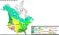 Image 40A map of the bioregions of Canada and the US. (from Ecoregion)