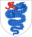 The arms of the House of Visconti, who ruled the Duchy of Milan