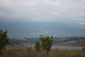 Babasultan-Talsperre bei Inegöl, Blick nach Süden; Landkreis Inegöl, Provinz Bursa.