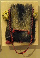Tasche aus Nandufell des südamerikanischen Volkstammes der Pilagá