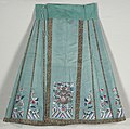 Qing Dynasty pleated skirt; late 19th century