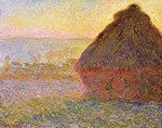 Grainstack. (Sunset.), 1890–91. Oil on canvas. Museum of Fine Arts, Boston. W1289