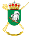 Coat of Arms of the Barracks Services Unit "Santa Bárbara" (USAC)