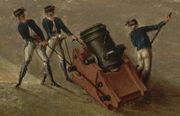 Heavy mortar of the French coastal defences