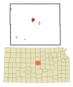 Location within County and Kansas
