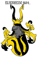 Adeliges Wappen derer von Elsenheim von 1604