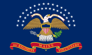 Flag of the 20th Maine Volunteer Infantry Regiment; one of several flags used by the 20th Maine Volunteer Infantry Regiment during the American Civil War.