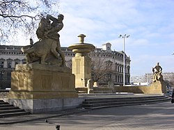 Brunnen des Kampfes und des Sieges ehemals Bismarckbrunnen
