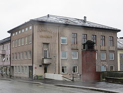 View of the old Ankenes Herredshus (municipal government building)