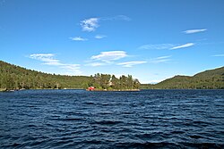View of the lake Frilsjøen