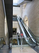 Escalators in Richelieu Wing