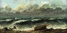 Gustave Courbet, The Waves, 1869
