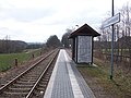 Haltepunkt Lichtenstein Gewerbegebiet auf der Flur von St. Egidien (2016)