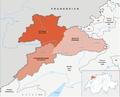 Bezirke des Kantons Jura bis 2008