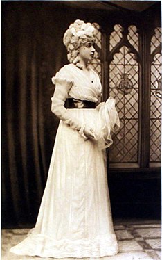 The Countess of Lytton dressed as Lady Melbourne