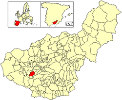Location of Escúzar