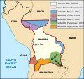 Image 17Bolivia's territorial losses between the second half of the 19th century and first half of the 20th century (from History of Bolivia)