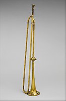 Natural trumpet, 1790 AD