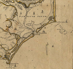 North Carolina's Ocracoke Inlet circa 1775