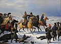 Die Abkehr der Grande Armée von Moskau 1812, Bild von 1854