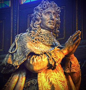 Figure of Jean Baptiste Colbert, by Antoine Coysevox