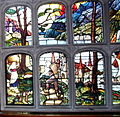 Part of stained-glass window.