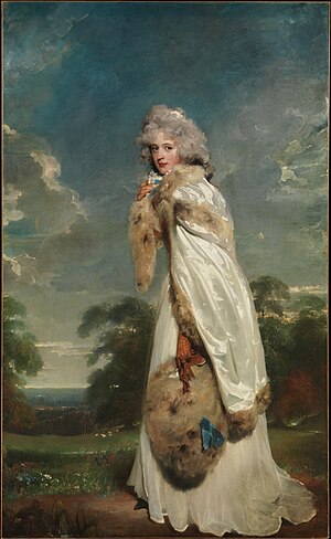 Portrait of Elizabeth Farren, c.1790, by Sir Thomas Lawrence