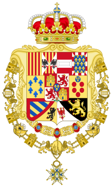 Coat of arms as King of Spain (1761–1788)[67]
