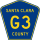 County Road G3 marker
