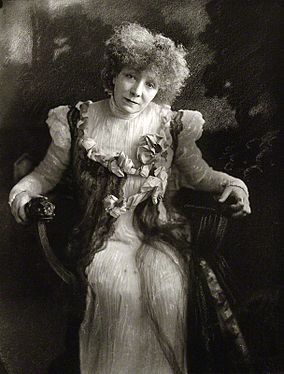 Portrait of Sarah Bernhardt in 1910 by Henry Walter Barnett