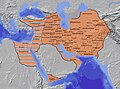 Sasanian Empire (224–651 AD) during the Byzantine–Sasanian War of 602–628 in 621 AD.