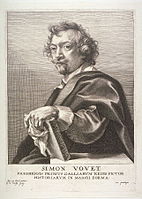 Robert Van Voerst (after Anthony van Dyck), Portrait of Simon Vouet