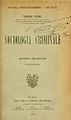 Sociologia criminale, 4th edition, 1906