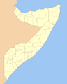 PNG map of regions and districts of Somalia