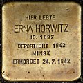 Stolperstein für Erna Horwitz (Brüsseler Straße 89)