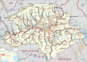 Rifugio Perucca-Vuillermoz (Walliser Alpen)