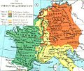 Carolingian Empire (800-888 AD) in 843-870 AD.