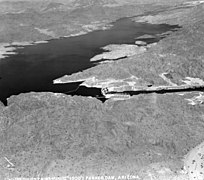 Parker Dam in the 1940s