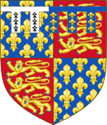 Coat of arms as Duke of Hereford and Lancaster