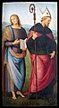 Perugino, Saint John the Evangelist and Saint Augustine (1512-1523).