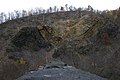 East wall of Bear Valley Strip Mine, near Shamokin, Pennsylvania