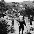 Image 11Force Publique soldiers in the Belgian Congo in 1918. At its peak, the Force Publique had around 19,000 Congolese soldiers, led by 420 Belgian officers. (from Democratic Republic of the Congo)