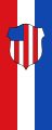 Bannerflagge mit aufgelegtem Wappen
