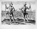 Häuptlinge der Virginia-Algonkin von Theodor de Bry, 1590