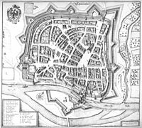 Imperial City of Schweinfurt in Topographia Franconiae 1656