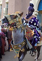 Horseman at the Kano Durbar festival