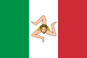 Flag of the Sicilian revolution of 1848