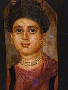 Fayum portrait of a woman from Hawara, 75–100 AD, Getty Villa