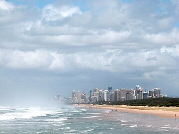 The Gold Coast from The Spit