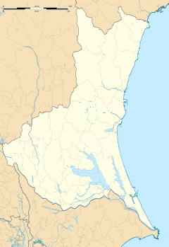 Kaneage Station is located in Ibaraki Prefecture